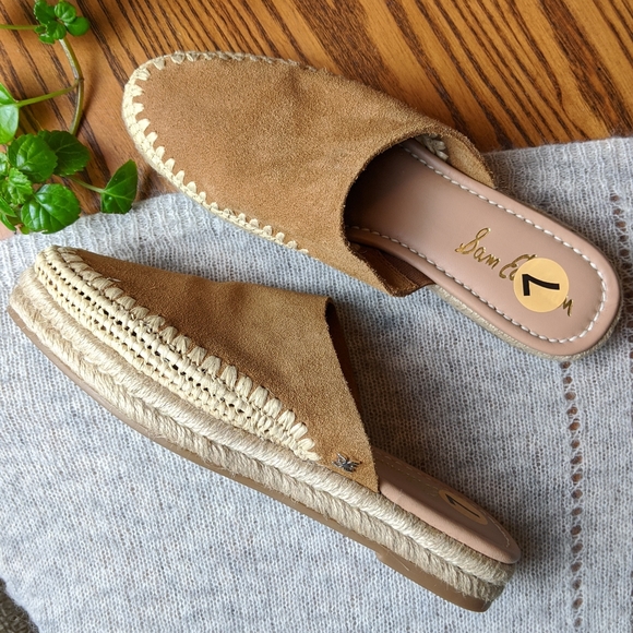 Sam Edelman Shoes - Sam Edelman | Austin Suede Espadrilles Mules